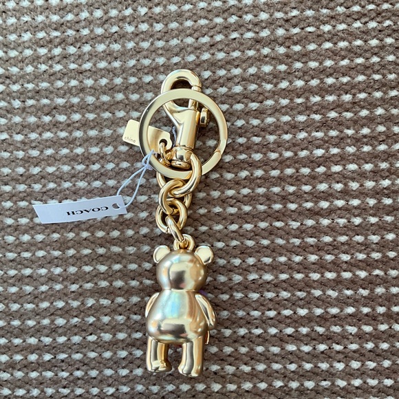 NWT Coach Garden Bear Bag Charm/Key Chain - Style No. CH845 - Picture 3 of 4